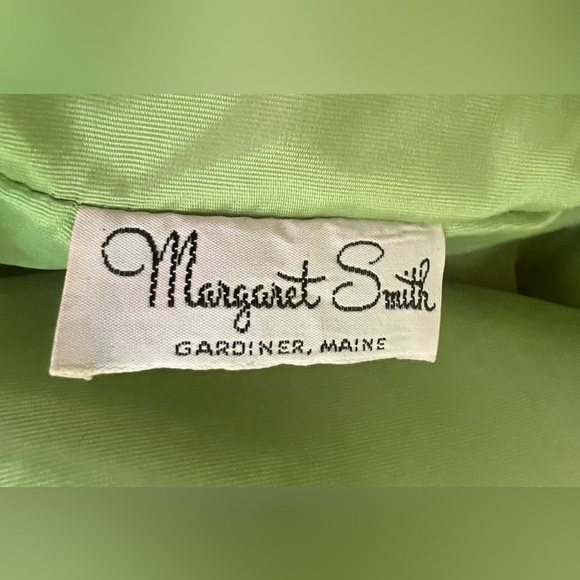 Vintage 60’s Margaret Smith Beautifully Floral Cotton Top Handle Purse - Picture 13 of 16